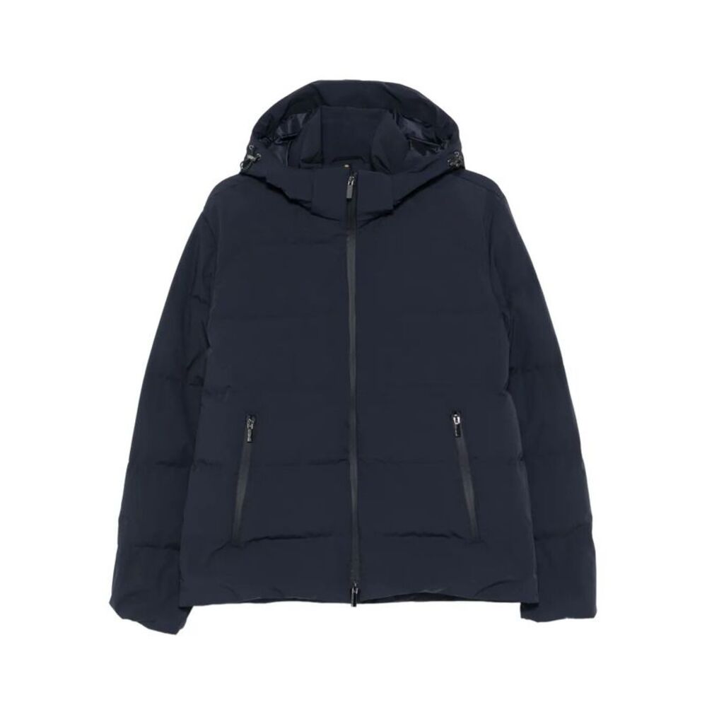 Paul & Shark Men Typhoon Hooded Quilted Jacket